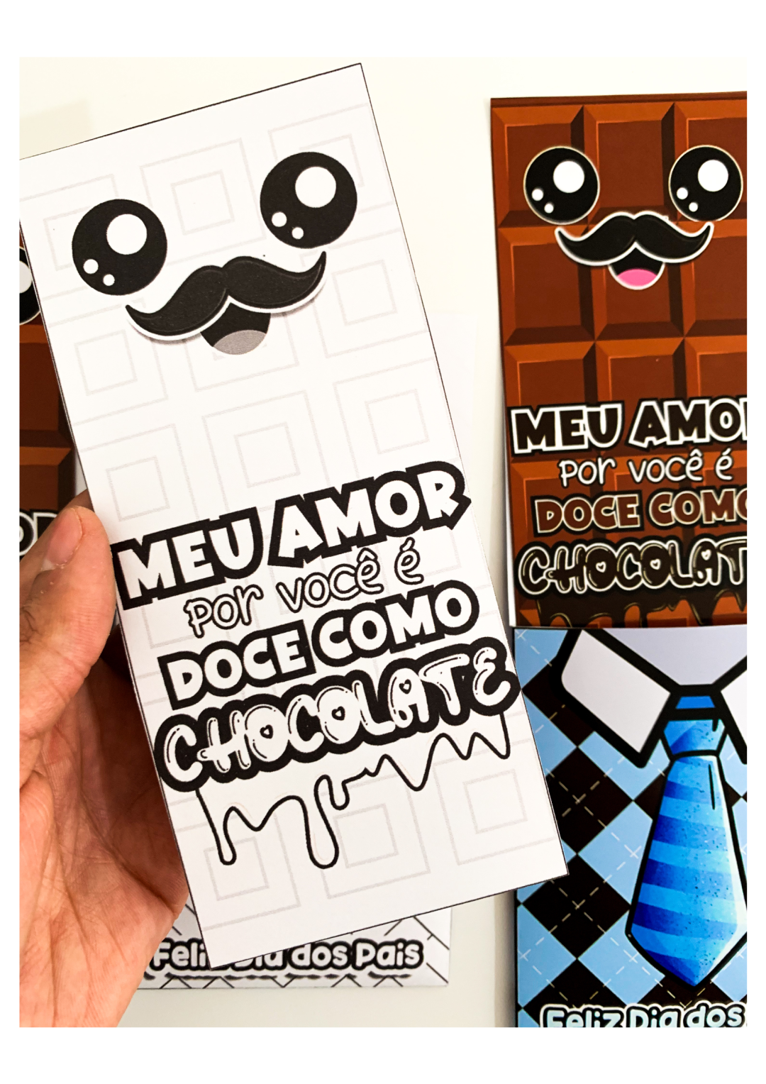 "Cartão Dia dos Pais  Chocolate" - Image 4