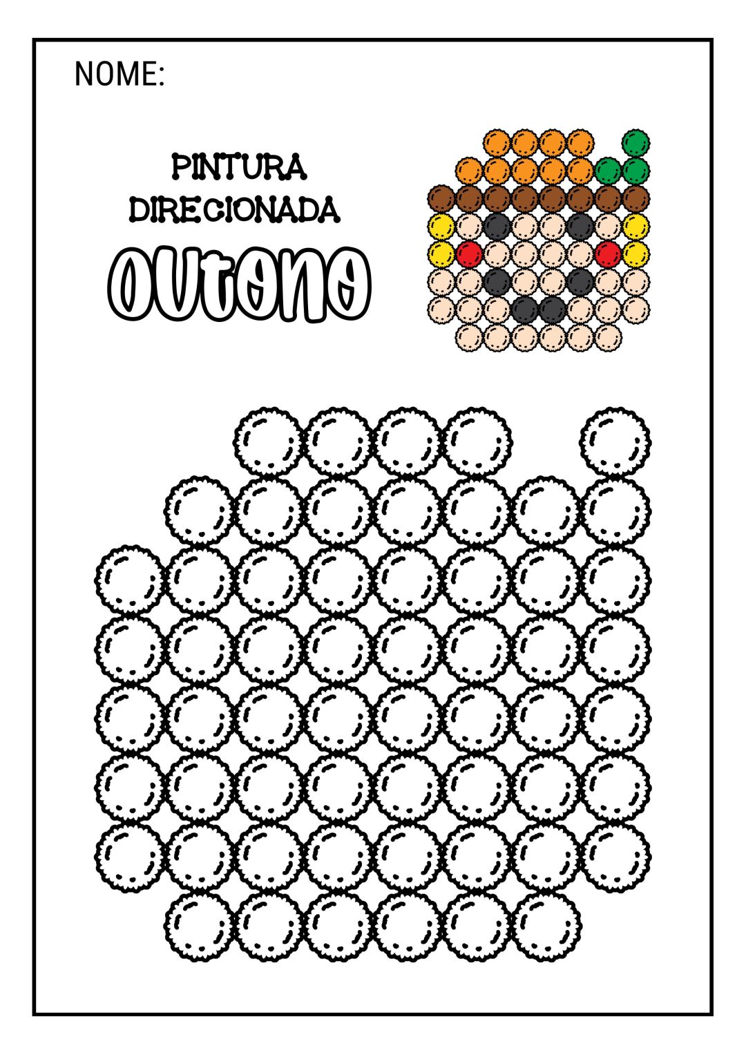 "Atividade de Pintura Sensorial – Tema Outono" - Image 2