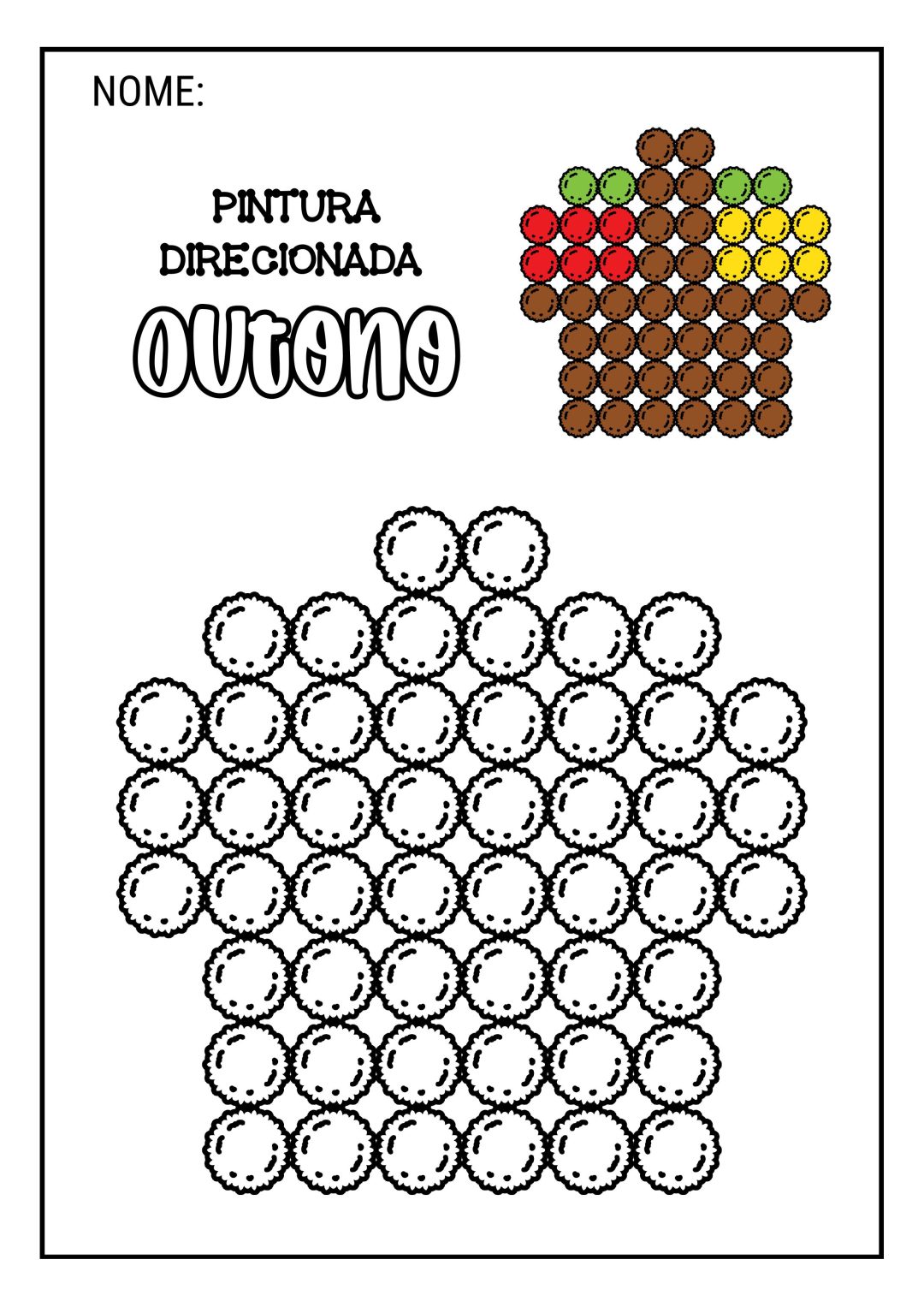 "Atividade de Pintura Sensorial – Tema Outono" - Image 3